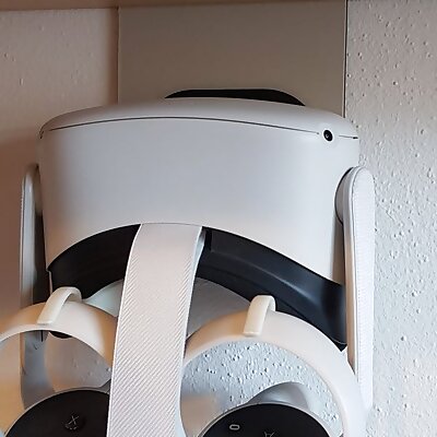 Oculus Quest 2 Ikea Bergshult Shelf Mount  No Supports