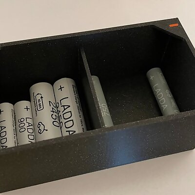 Recharging Battery Box multi color same level
