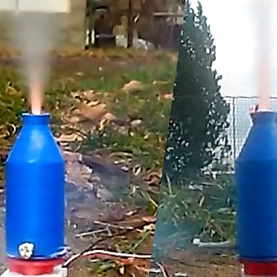 3D Printed Rocket Engine bad design it exploded