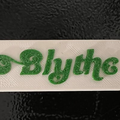 Blythe logo magnet  keychain