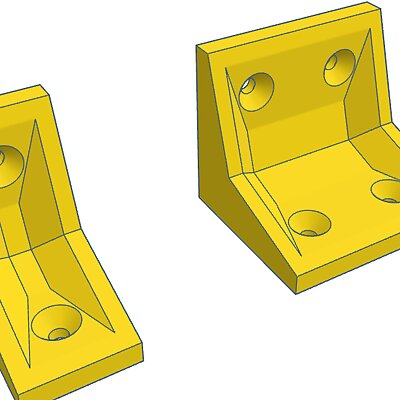 Corner Bracket optimized for 3D printing