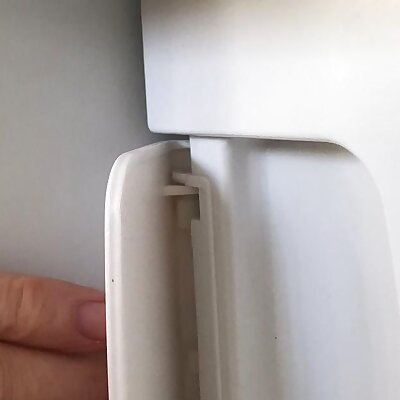 Handle of a fridgebox  Griff eines Tiefkühlfachs