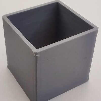 XYZ 20mm Wall Calibration Cube gt Less Filament