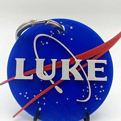 NASA Luke Keychain