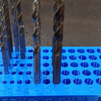 Metric drill bits organizer v20