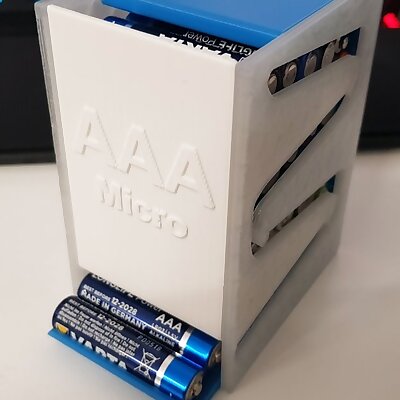 Battery dispenser for AAA Micro Batteriespender