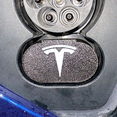 CCS cover for Tesla car