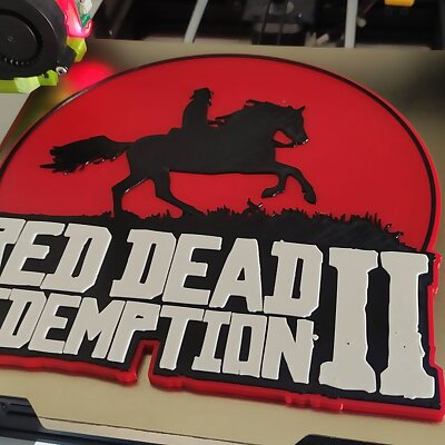 Placa Red Dead Redemption 2 RDR2