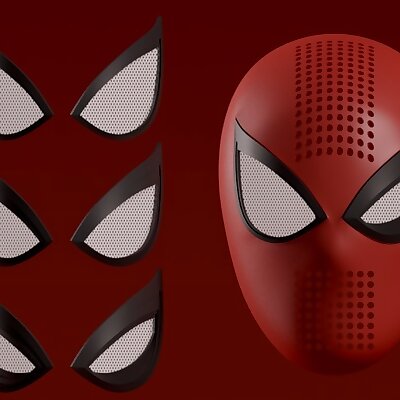 Spiderman PS4 Faceshell  Interchangeable Lenses