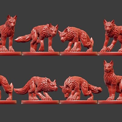 Wolves Miniatures