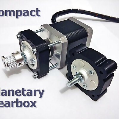 Compact planetary gearbox