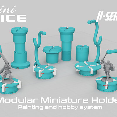 miniVICE XSeries  Modular miniature holder painting and hobby system