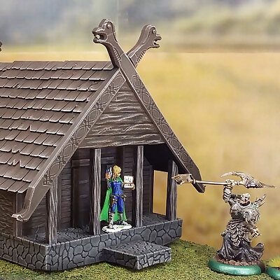 Fantasy viking house