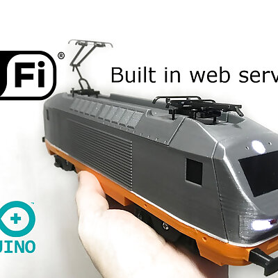 Hectorrail 141 Wifi locomotive for OSRailway  fully 3Dprintable railway system