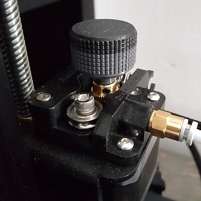 Yet Another Extruder Knob for the Creality Ender 3  Ender 3 Pro  Cr10 and other printers with extruders with a flatted 5 mm axis