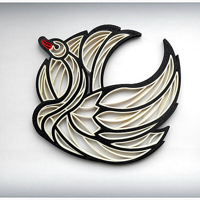 Quilling Swan