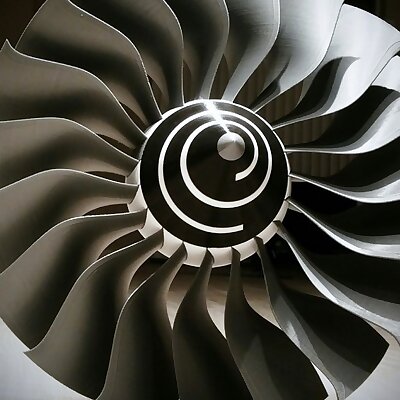 High Bypass Jet Engine Fan