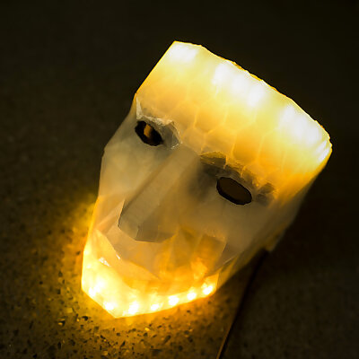 LED low poly mask