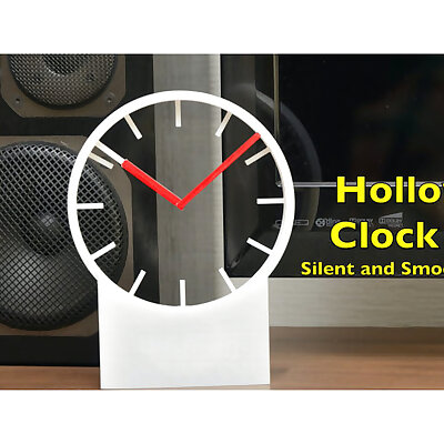 Hollow clock 2  silent and smooth