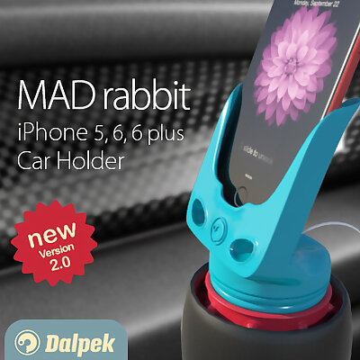 MAD rabbit  iPhone Car Holder v20