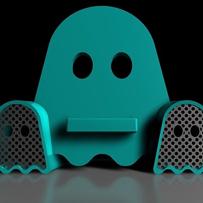 GhostlyVinyl  Phone amplifying dock  updated