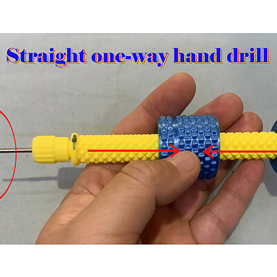 straight oneway manual hand drill