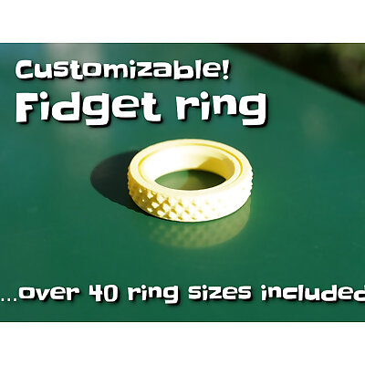 Printinplace fidget ring