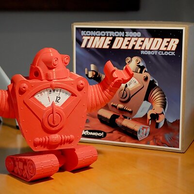 Kongotronic 3000 TIME DEFENDER Robot Clock