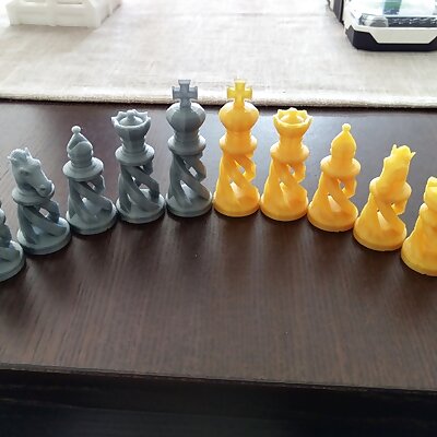 Another Spiral Chess Set