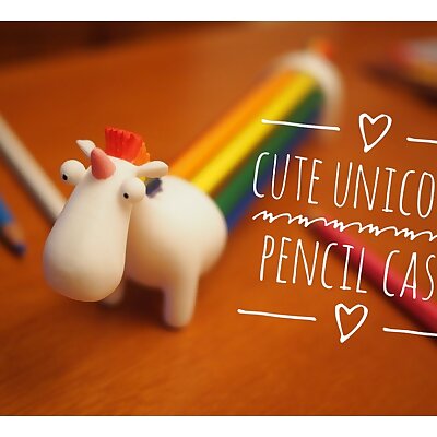 Cute Unicorn Pencil Case