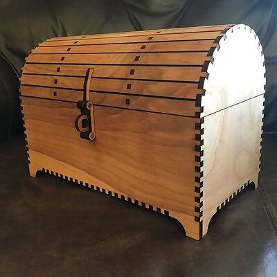 Treasure Chest with Hasp