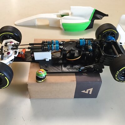 RS01 Version C OpenRC F1 Fully Adjustable Racing Suspension Chassis