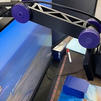 VESA webcam arm for tabletop games