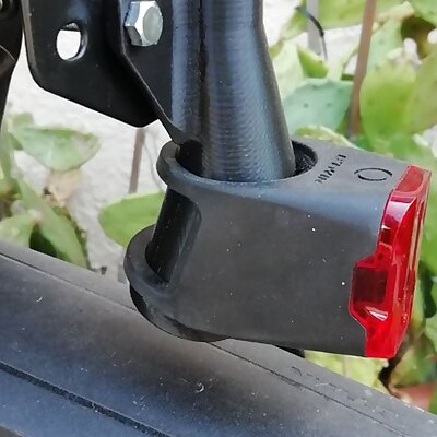Bycicle  MTB lamp mount  alternative seat post