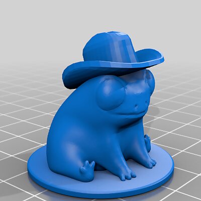 Fred The Frog but hes also a cowboy