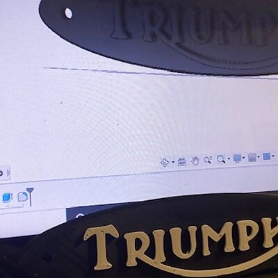 Triumph nameplate