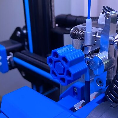 Extruder Knob for Micro Swiss Direct Drive Honeycomb Design