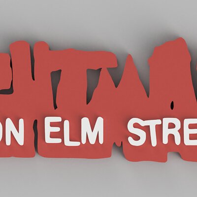 Nightmare on Elm Street Freddy 3D Logo
