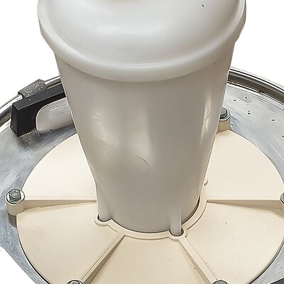 DUST BUCKET LID TO CYCLONE ADAPTER