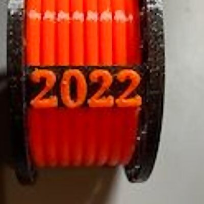 2022 Badge for Filament Spool Ornament