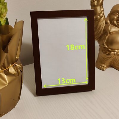 Modern Picture Frame 13x18cm w Stand  Wall Mounting by SteL