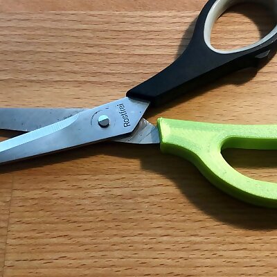 simple scissors handle
