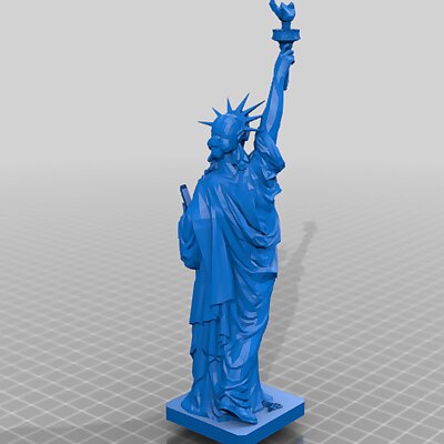 Statue of Liberty with base building 110   two parts with single joint