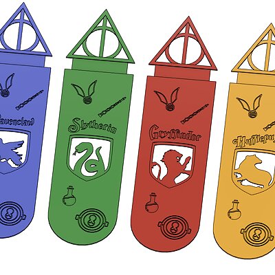 Hogwarts Houses Bookmarks