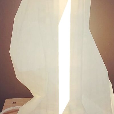 LowPoly bedside table lamp