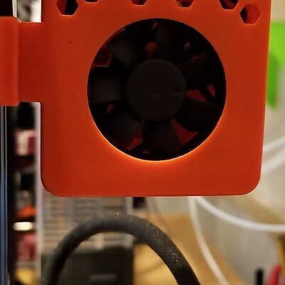 Raspberry Pi 4 case for 40mm fan with mount for bear frame 2040 1