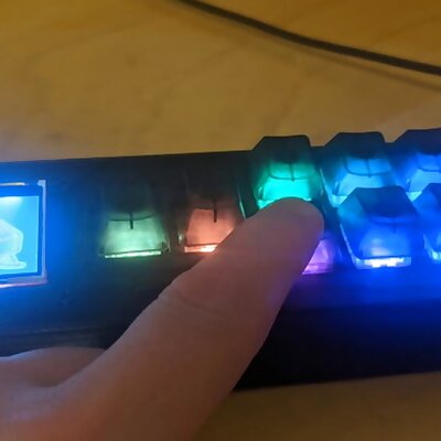 Custom Keyboard with LCD