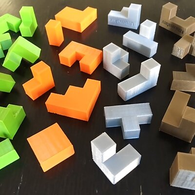 Cube Puzzle Quartet