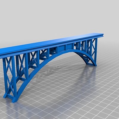 Model railroad Truss Arch Bridge
