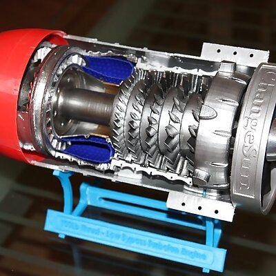 Low Bypass Turbofan Jet Engine